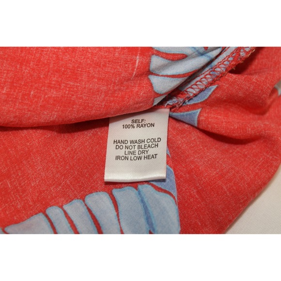 Lulus Patsy Off Shoulder Floral Tropical Print High Slit Maxi‎ Dress Women's L - Picture 8 of 11